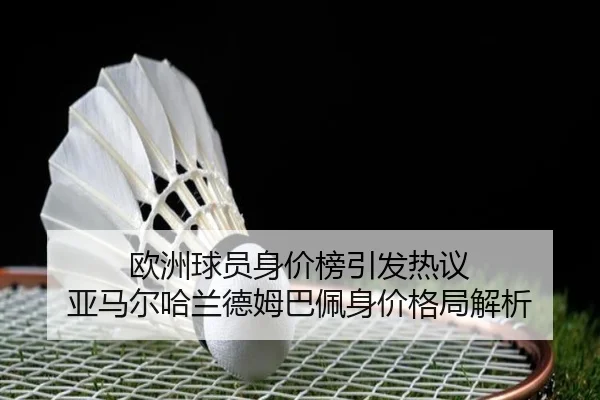 欧洲球员身价榜引发热议 亚马尔哈兰德姆巴佩身价格局解析